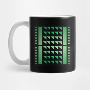 “Dimensional Levels” - V.6 Green - (Geometric Art) (Dimensions) - Doc Labs Mug